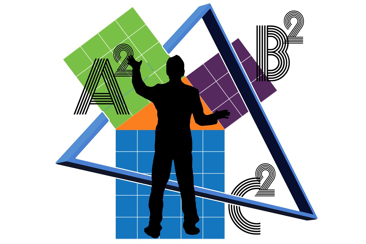Illustration d'un triangle avec sa base et sa hauteur tracées pour expliquer le calcul de l'aire.